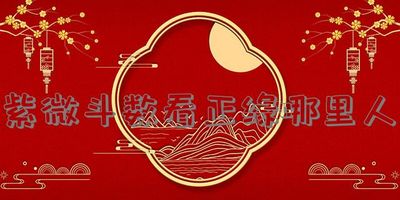 紫微斗数看正缘哪里人