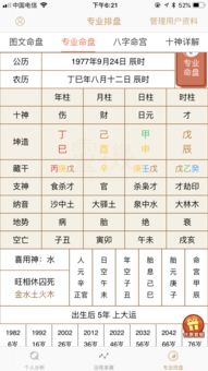 八字排盘看大运