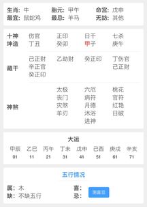 八字一共有多少种组合类型